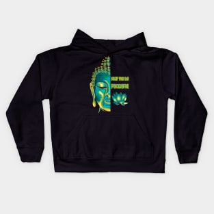 May You Be Peaceful Lovingkindness Metta Buddha Art Kids Hoodie